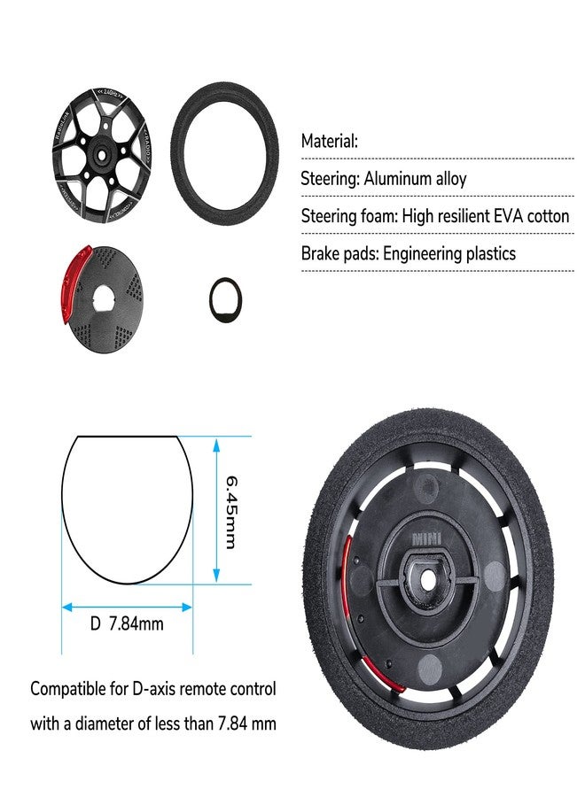 ATA HOBBY RC Transmitter Alloy Steering Wheel Original Replacement Accessory for Radiolink RC8X/RC6GS/RC4GS/DUMBORC RC Transmitter - Image 5